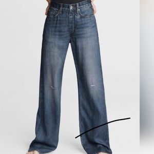 Rag & Bone Wide Leg Liquid Miramar Pant (Size 25)